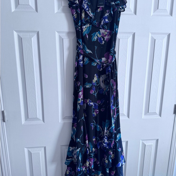NWT Ralph Lauren maxi chiffon georgette floral summer dress - Picture 5 of 10